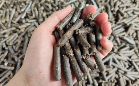 生物質蜜桃AV在线网址做顆粒，農民朋友的福音